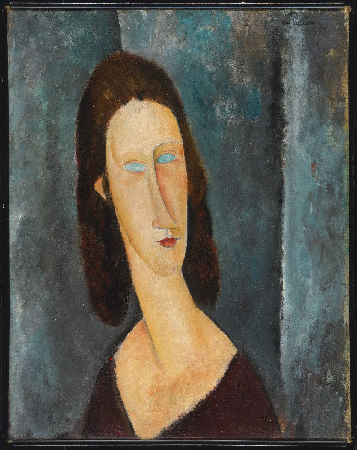 Amedeo Modigliani - Occhi azzurri (ritratto di Madame Jeanne Hébuterne), Philadelphia Museum of Art